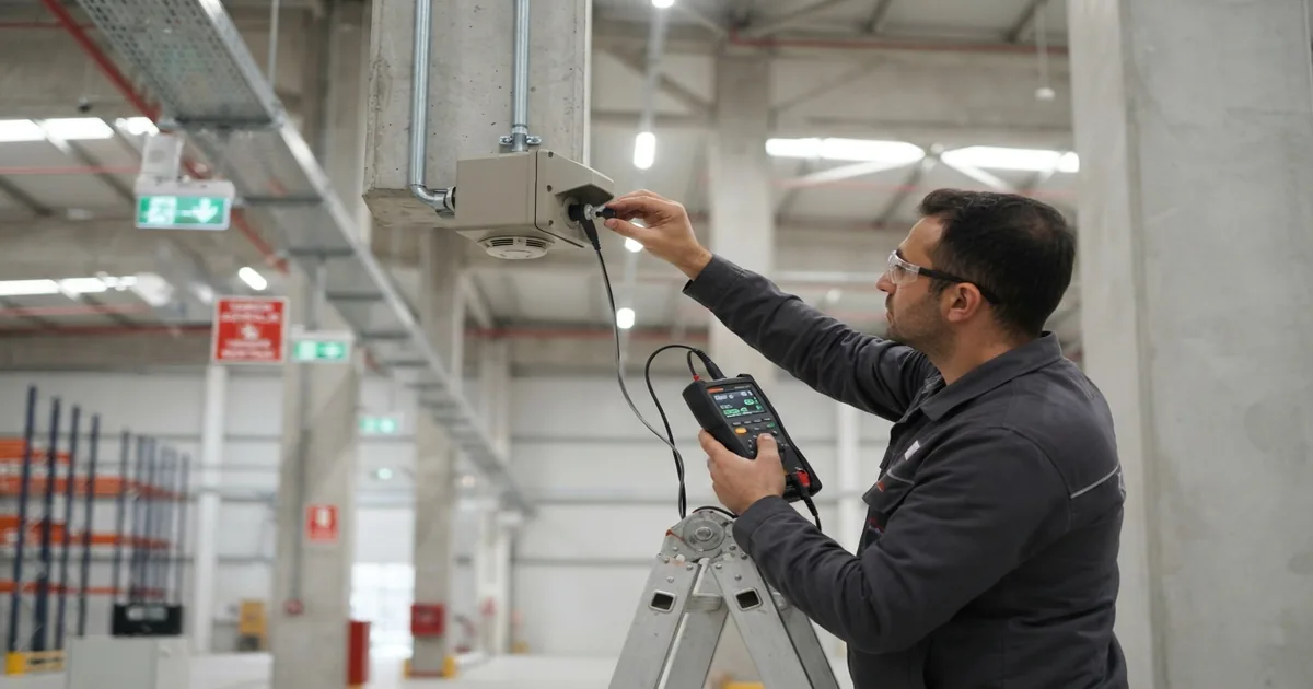 Beam Dedektör Kurulumu Nasıl Yapılır? kapsamında yapılan ölçüm ve kontrol çalışması