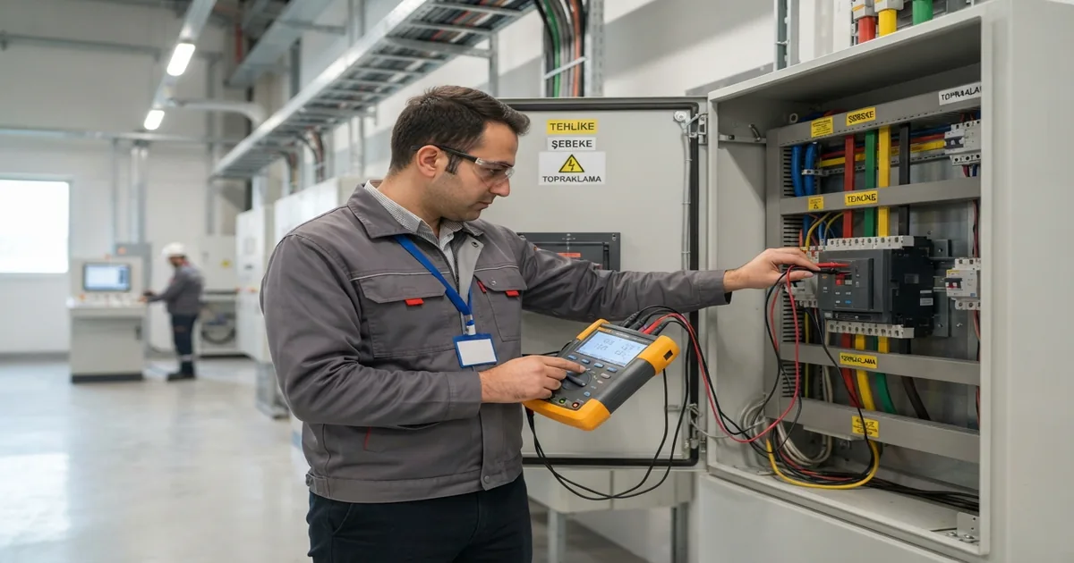 Elektrik Danışmanlığı Nedir? kapsamında yapılan ölçüm ve kontrol çalışması