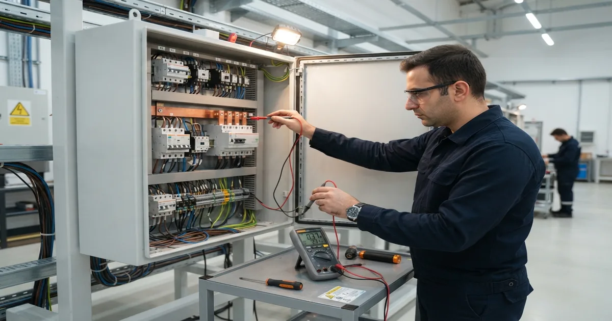 Elektrik Panosu Revizyonu Nedir? kapsamında yapılan ölçüm ve kontrol çalışması