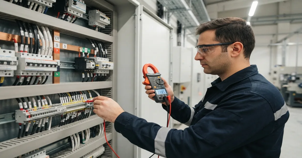 Elektrik Tesisatı Revizyonu Nasıl Yapılır? kapsamında yapılan ölçüm ve kontrol çalışması