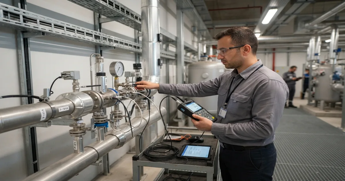 Tesisat Uygunluk Danışmanlığı Nedir? kapsamında yapılan ölçüm ve kontrol çalışması
